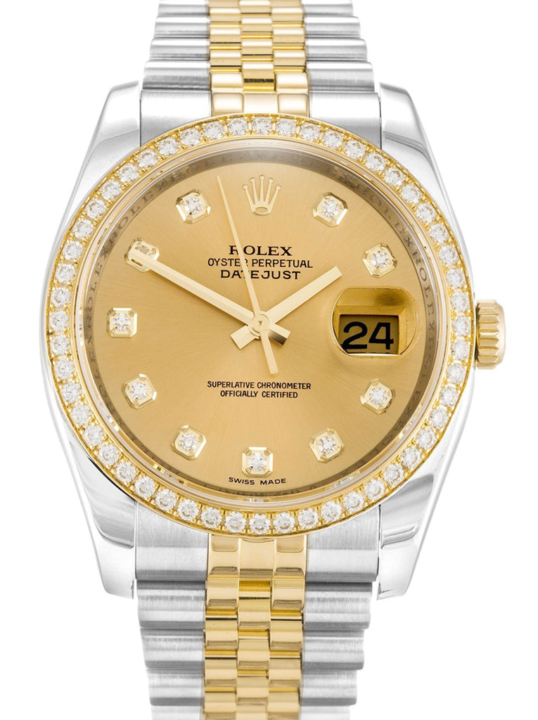 Rolex Datejust Champagne Dial 116243 36 mm
