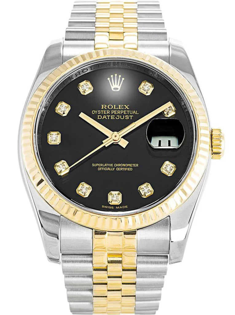 Rolex Datejust Black Dial 116233 36 mm