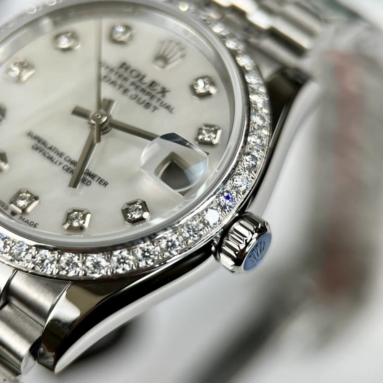 Rolex Datejust Mother of Pearl – White Dial 116244 36 mm