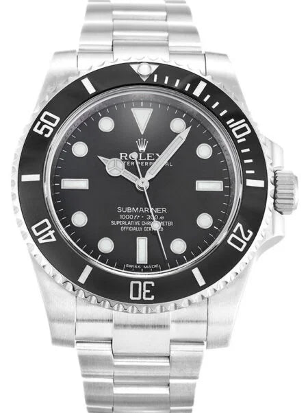 Rolex Submariner Black Dial 124060 No-Date