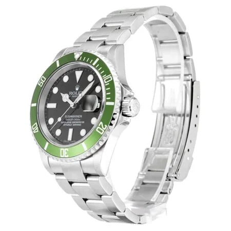 Replica Rolex Submariner Black Dial 16610LV “Kermit”