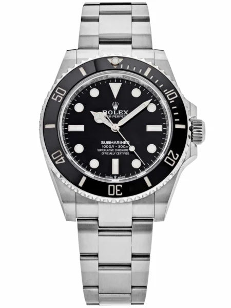 Superclone Rolex Submariner Black Dial 124060 No-Date