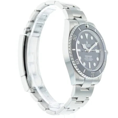 Superclone Rolex Submariner Black Dial 124060 No-Date