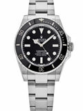 Superclone Rolex Submariner Black Dial 124060 No-Date